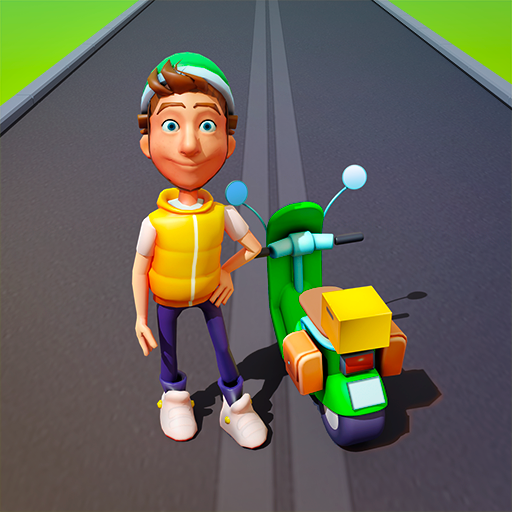 Paper Boy Race: lari & balap! Mod