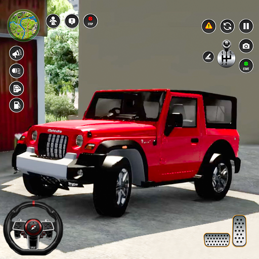 game mengemudi aksi jeep prado Mod