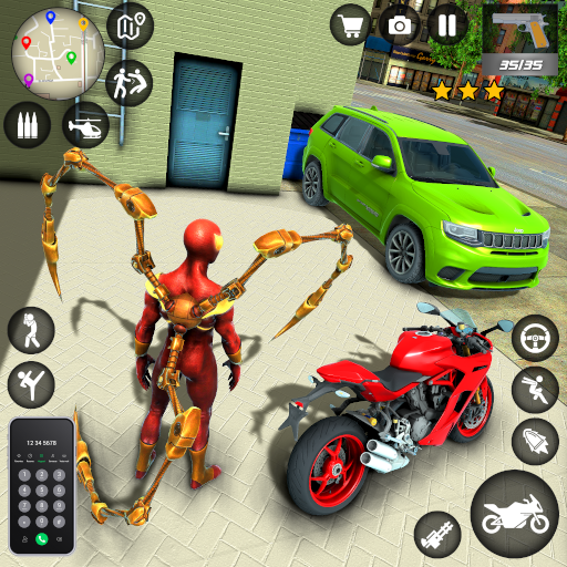Iron Super Hero - Spider Games Mod