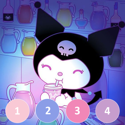 Kuromi Coloring By Number Mod