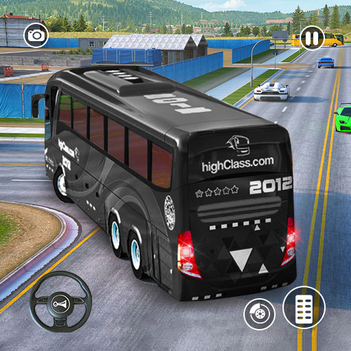 mengemudi pelatih bus umum Mod