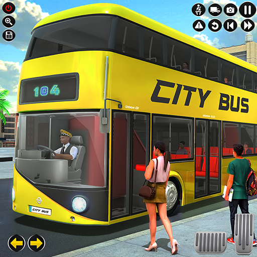 Permainan bus simulator luring Mod